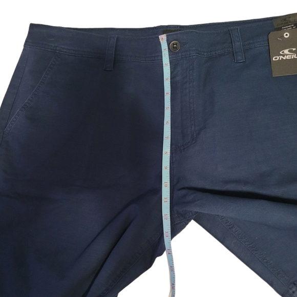 O'neill  Jaxson Stretch Chino Men's Shorts Size 40 Standard Fit at the knee Blue - Picture 9 of 10